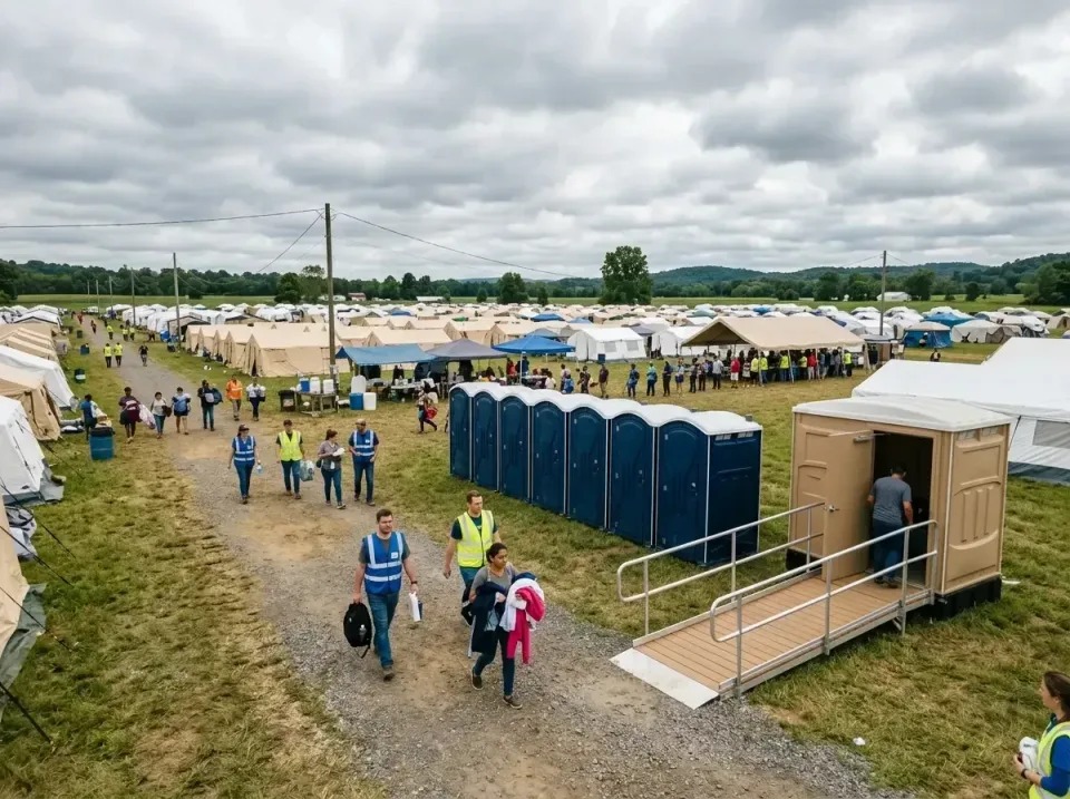 disaster-relief-camp-restrooms-010 — frequently asked questions, Dumpster & Portable Bathrooms Rental in Highland, IN